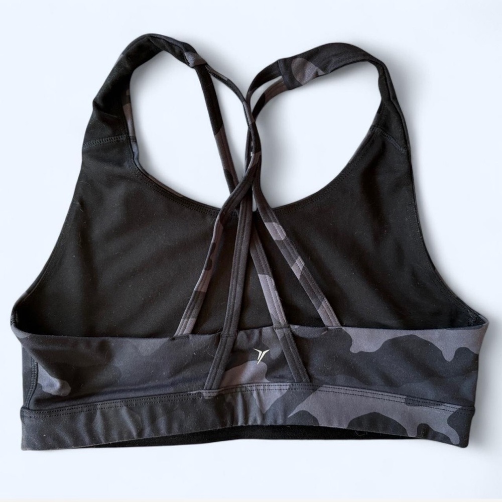 Old Navy Gray, Black, and Camo Sports Bras - Picture 3 of 8